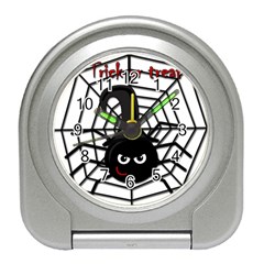 Halloween Cute Spider Travel Alarm Clocks by Valentinaart