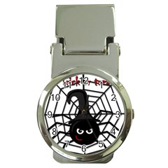 Halloween Cute Spider Money Clip Watches by Valentinaart