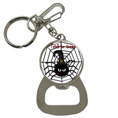 Halloween Cute Spider Bottle Opener Key Chains by Valentinaart