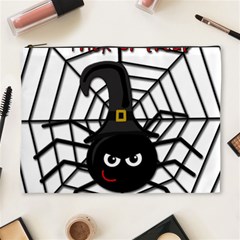 Halloween Cute Spider Cosmetic Bag (xl) by Valentinaart