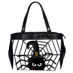 Halloween Cute Spider Office Handbags (2 Sides)  by Valentinaart