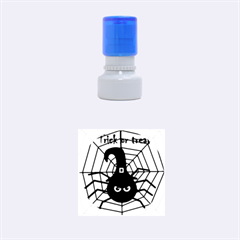 Halloween Cute Spider Rubber Round Stamps (small) by Valentinaart