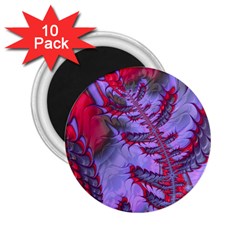 Freaky Friday Red  Lilac 2 25  Magnets (10 Pack)  by Fractalworld