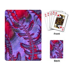 Freaky Friday Red  Lilac Playing Card