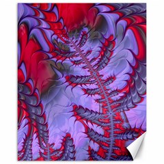 Freaky Friday Red  Lilac Canvas 16  X 20   by Fractalworld