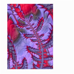 Freaky Friday Red  Lilac Large Garden Flag (two Sides) by Fractalworld