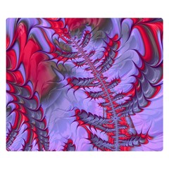 Freaky Friday Red  Lilac Double Sided Flano Blanket (small) 