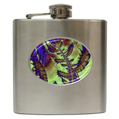 Freaky Friday, Blue Green Hip Flask (6 Oz) by Fractalworld