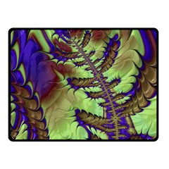 Freaky Friday, Blue Green Fleece Blanket (small) by Fractalworld