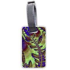 Freaky Friday, Blue Green Luggage Tags (one Side)  by Fractalworld