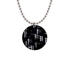 Black And White Neon City Button Necklaces by Valentinaart