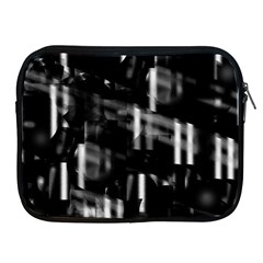 Black And White Neon City Apple Ipad 2/3/4 Zipper Cases by Valentinaart