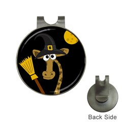 Halloween giraffe witch Hat Clips with Golf Markers