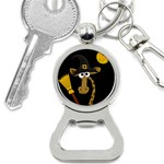 Halloween giraffe witch Bottle Opener Key Chains Front