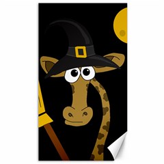 Halloween giraffe witch Canvas 40  x 72  