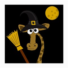 Halloween giraffe witch Medium Glasses Cloth (2-Side)