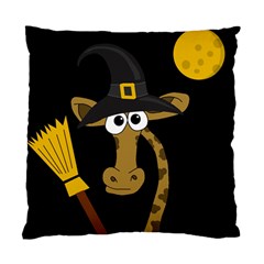 Halloween giraffe witch Standard Cushion Case (One Side)