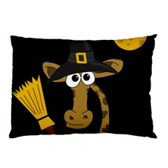 Halloween giraffe witch Pillow Case