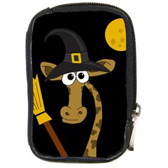 Halloween Giraffe Witch Compact Camera Cases by Valentinaart