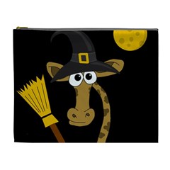 Halloween giraffe witch Cosmetic Bag (XL)