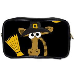 Halloween giraffe witch Toiletries Bags