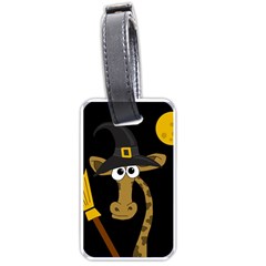 Halloween giraffe witch Luggage Tags (One Side) 