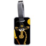 Halloween giraffe witch Luggage Tags (Two Sides) Front