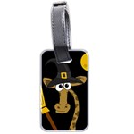 Halloween giraffe witch Luggage Tags (Two Sides) Back