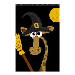 Halloween Giraffe Witch Shower Curtain 48  X 72  (small)  by Valentinaart