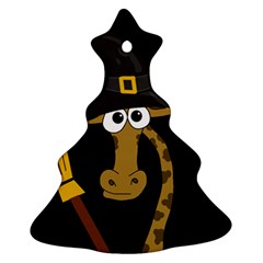 Halloween giraffe witch Ornament (Christmas Tree)