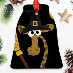 Halloween giraffe witch Ornament (Bell) 