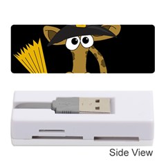 Halloween giraffe witch Memory Card Reader (Stick) 