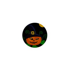 Halloween witch pumpkin 1  Mini Buttons