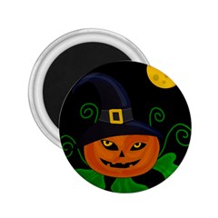 Halloween witch pumpkin 2.25  Magnets