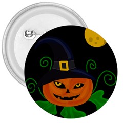 Halloween witch pumpkin 3  Buttons