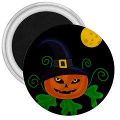 Halloween witch pumpkin 3  Magnets