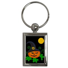 Halloween witch pumpkin Key Chains (Rectangle) 