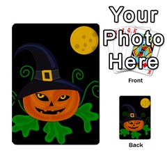 Halloween Witch Pumpkin Multi-purpose Cards (rectangle) 