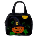 Halloween witch pumpkin Classic Handbags (One Side) Front