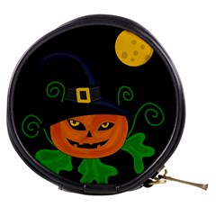 Halloween witch pumpkin Mini Makeup Bags