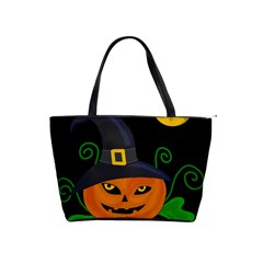 Halloween witch pumpkin Shoulder Handbags