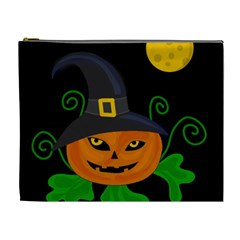 Halloween witch pumpkin Cosmetic Bag (XL)