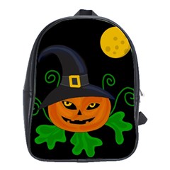 Halloween witch pumpkin School Bags(Large) 