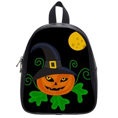 Halloween witch pumpkin School Bags (Small) 