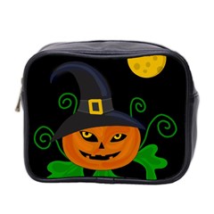 Halloween witch pumpkin Mini Toiletries Bag 2-Side