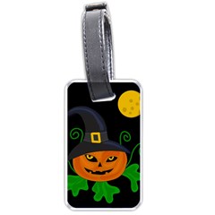 Halloween witch pumpkin Luggage Tags (One Side) 