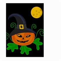 Halloween witch pumpkin Large Garden Flag (Two Sides)