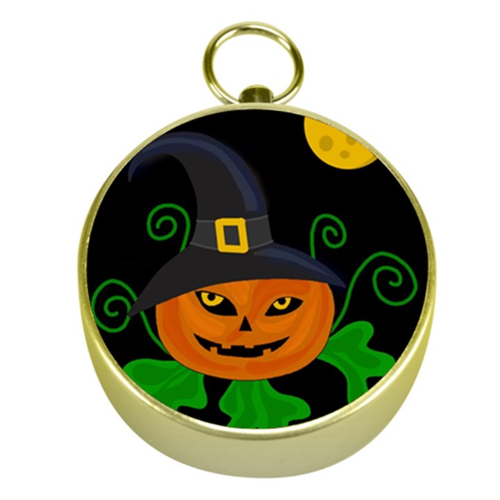 Halloween witch pumpkin Gold Compasses