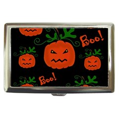 Halloween Pumpkin Pattern Cigarette Money Cases by Valentinaart