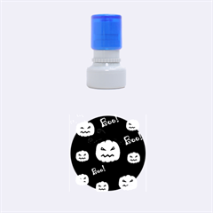 Halloween Pumpkin Pattern Rubber Round Stamps (small)